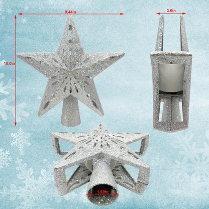 Lumichroma Christmas Tree Topper Projector – Living Room Centerpiece with Ceiling Light Show