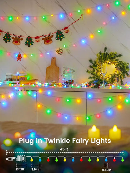 Lumify Home 46ft Waterproof Globe String Lights – Durable Patio and Garden Decor with App Control and IP44 Rating
