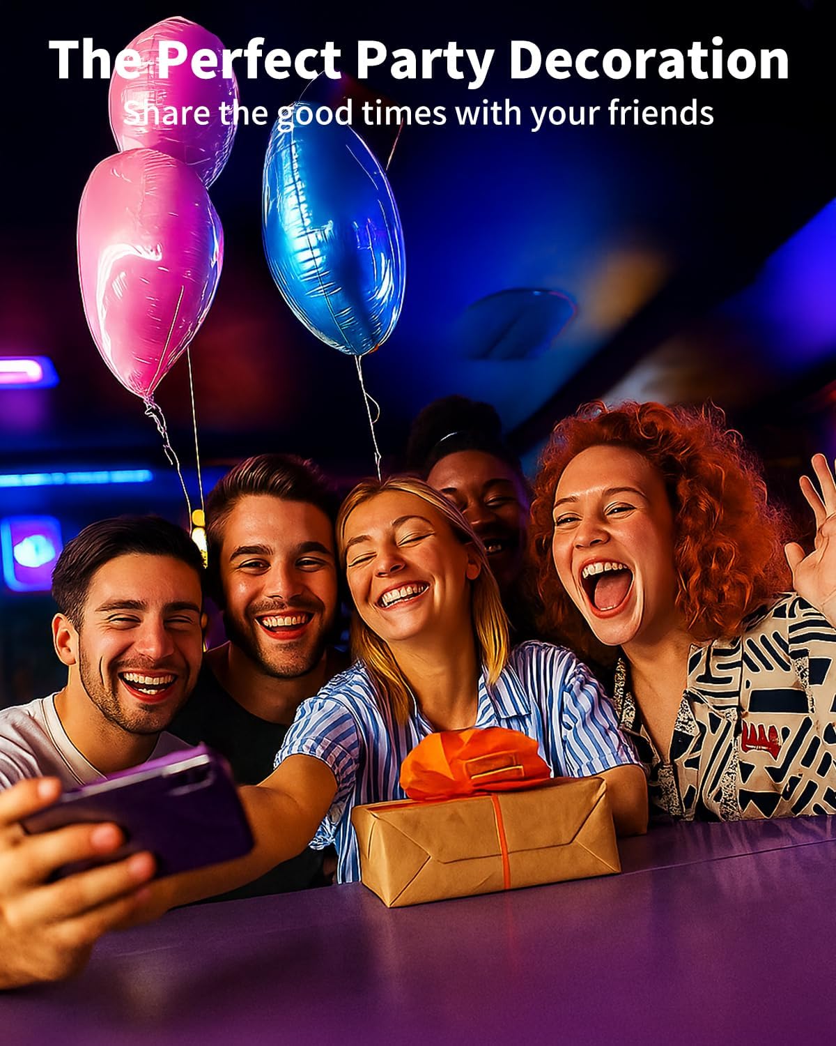 Lumify Smart LED Strip Lights 200FT – Thoughtful Birthday Gift for Teen Girls and Gamers with App Control and Music Sync Glow
