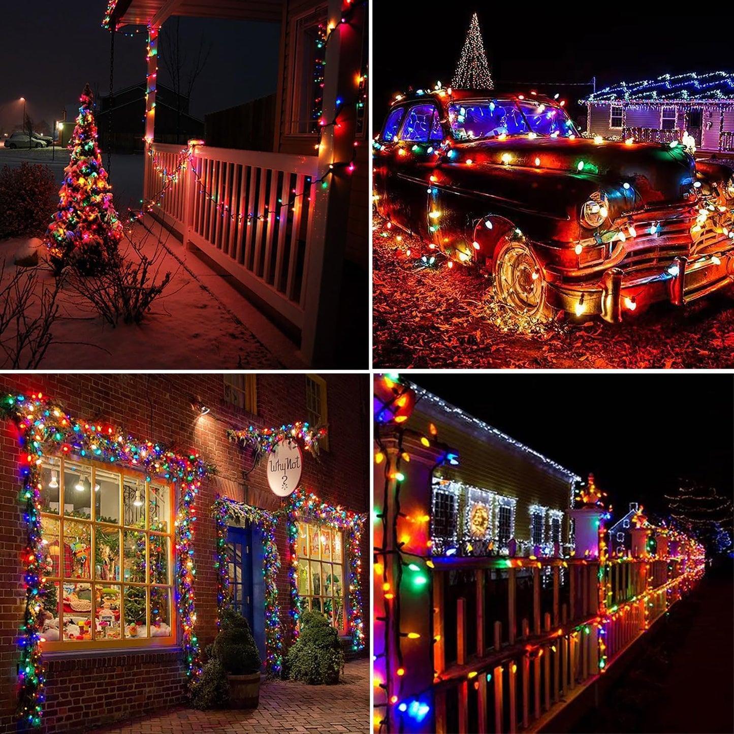 Lumify Solar C6 Strawberry String Lights – Charming 2-Pack Holiday Gift for Mom and Garden-Loving Friends