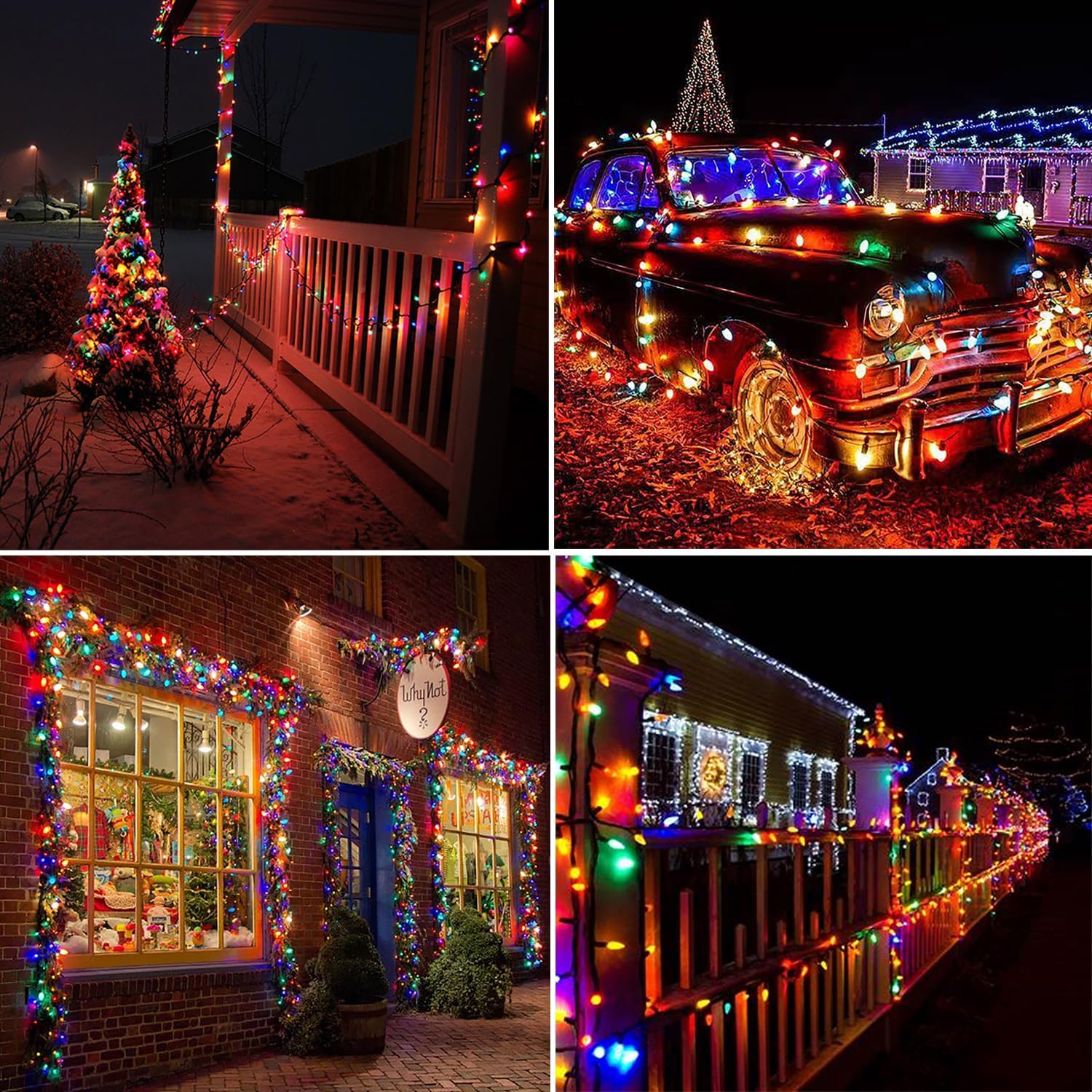 Lumify Solar C6 Strawberry String Lights – Charming 2-Pack Holiday Gift for Mom and Garden-Loving Friends