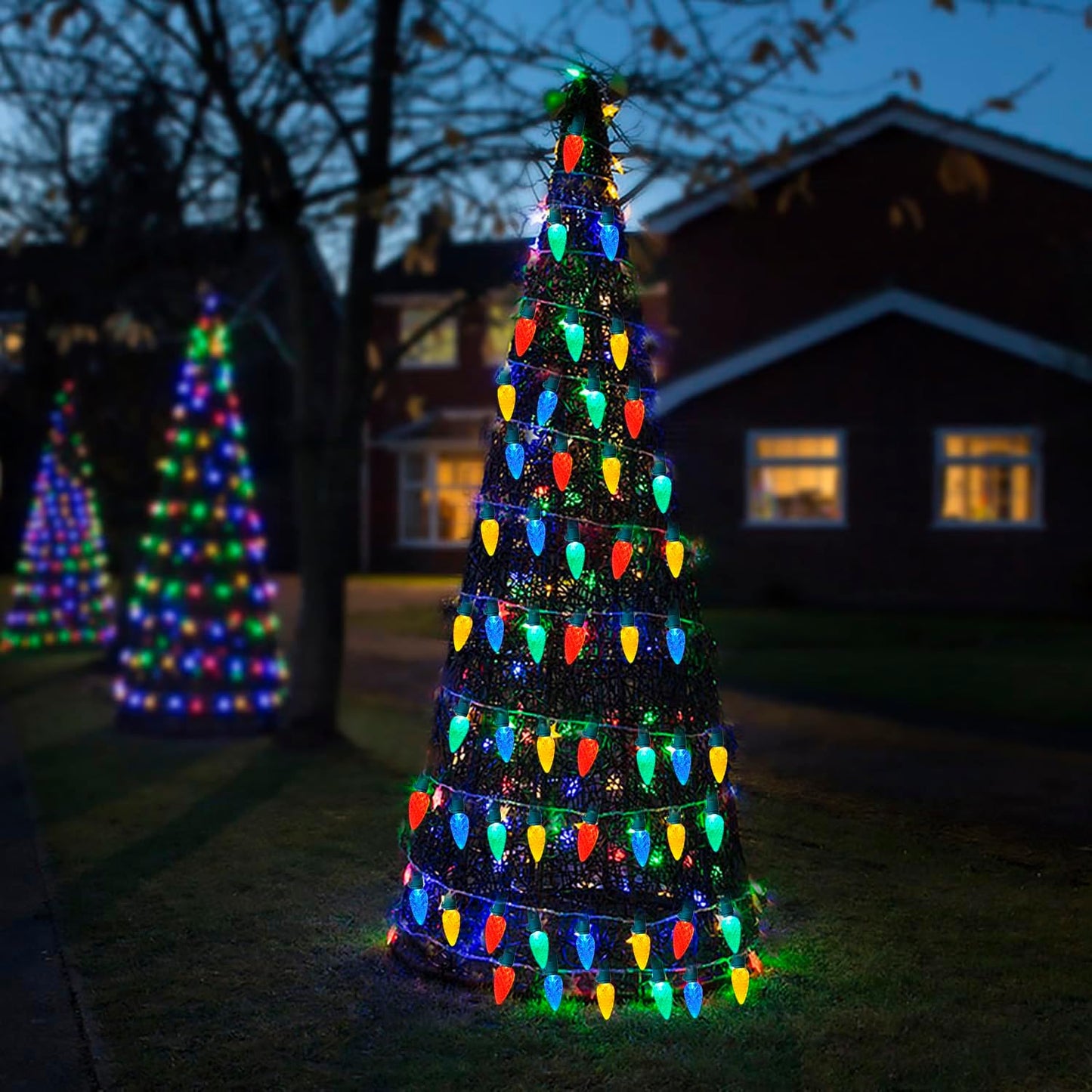 Lumify Solar C6 Strawberry String Lights – Charming 2-Pack Holiday Gift for Mom and Garden-Loving Friends