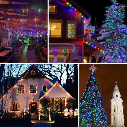Lumify Solar String Lights – 180FT Waterproof Outdoor Patio & Garden String Lights with 8 Modes