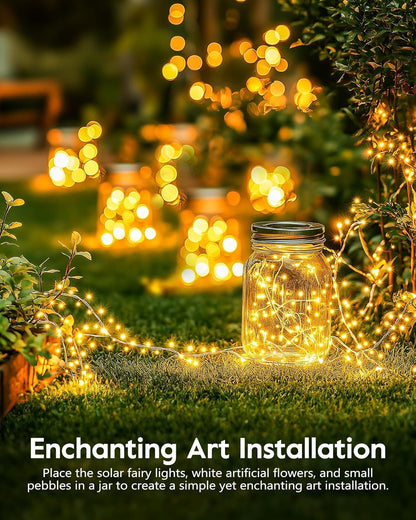 Lumify Solar String Lights – Thoughtful Housewarming Gift for Her, Waterproof Outdoor Decor