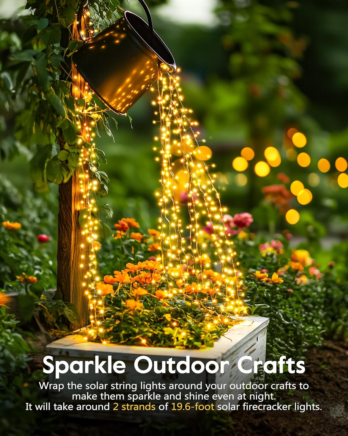 Lumify Solar String Lights – Thoughtful Housewarming Gift for Her, Waterproof Outdoor Decor