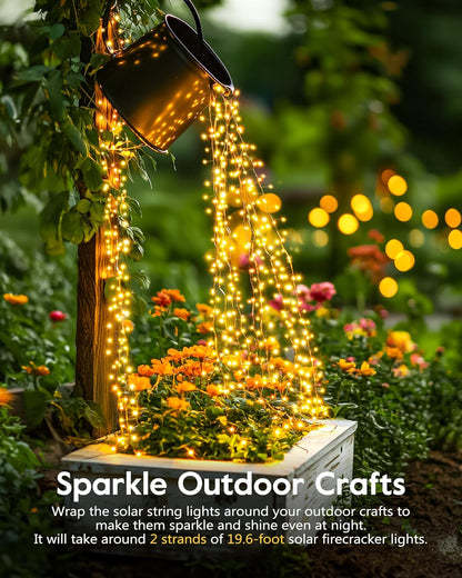 Lumify Solar String Lights – Thoughtful Housewarming Gift for Her, Waterproof Outdoor Decor