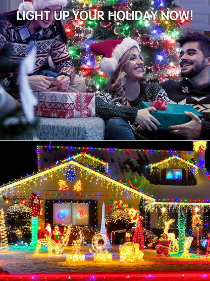 LuminaGlow Pro Cool Touch LED String Lights – 115FT Child & Pet Safe, UL Certified 3000K Warm White