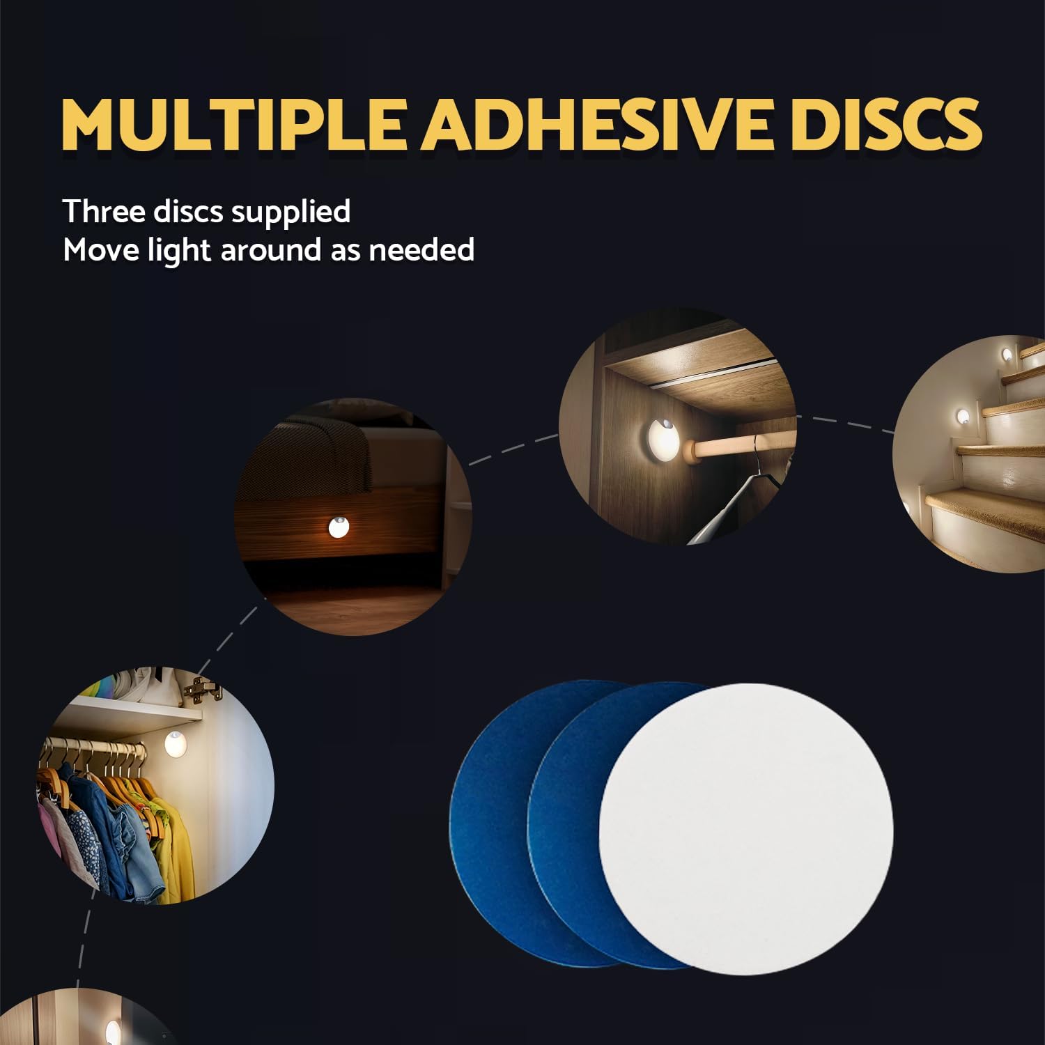 LuminAide Motion Sensor Night Light – Fall-Prevention Stair and Hallway Lighting for Elderly and Aging Adults