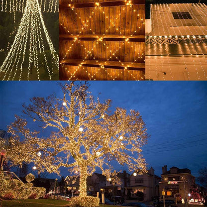 Luminex Solar String Lights – Living Room and Reading Nook Aesthetic, Warm White Ambient Copper Lights
