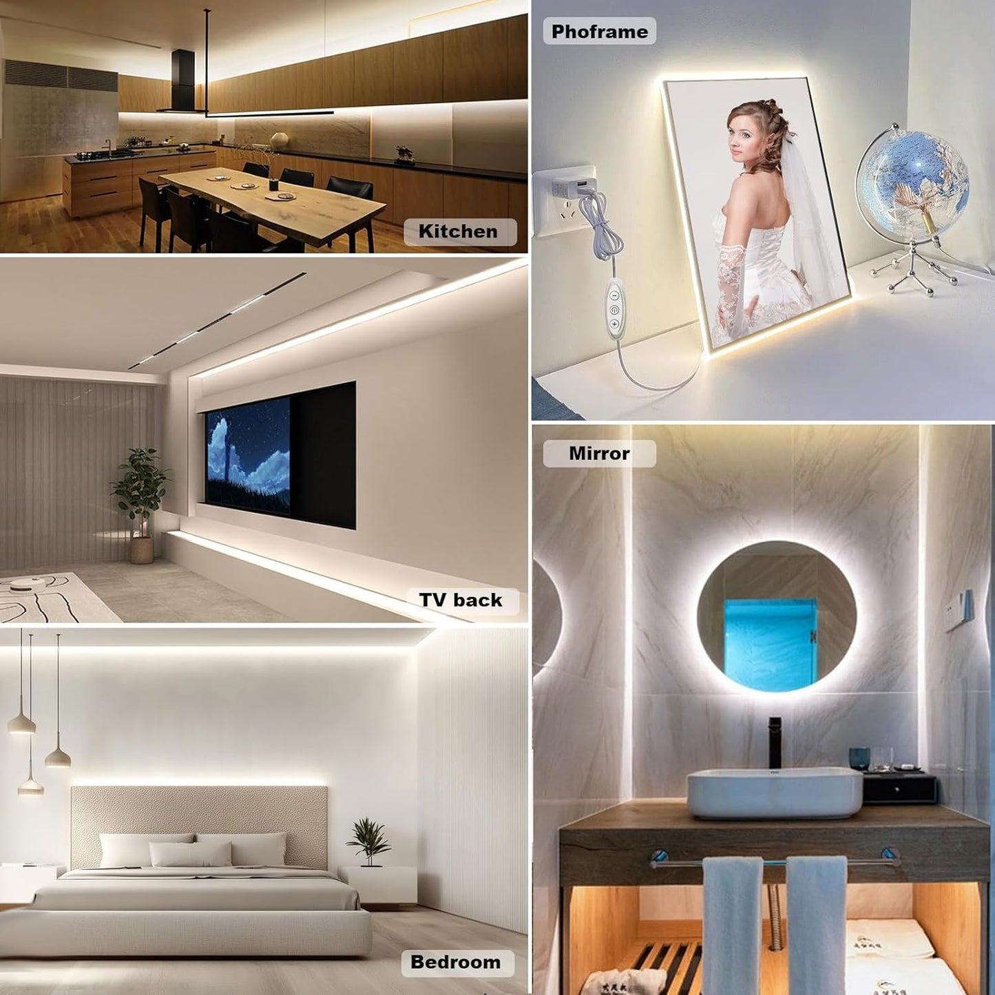 LuminGlow COB LED Strip – Single-Cable USB Lighting for Clean, Clutter-Free Desk and Shelf Setups