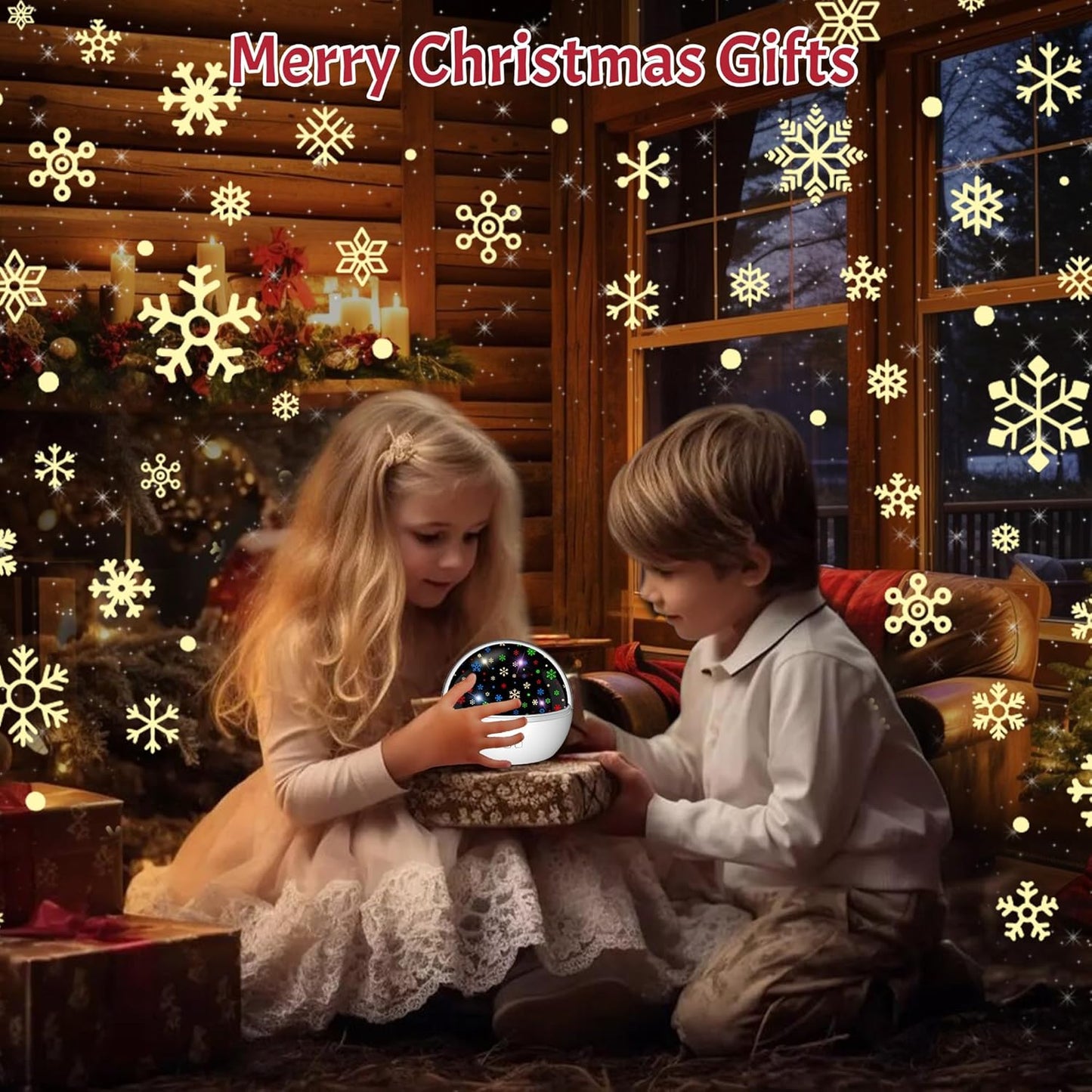 LuminoCrib Flameless Kids Night Light – Cool-Touch LED Projector Safe for Curious Toddlers and Infants