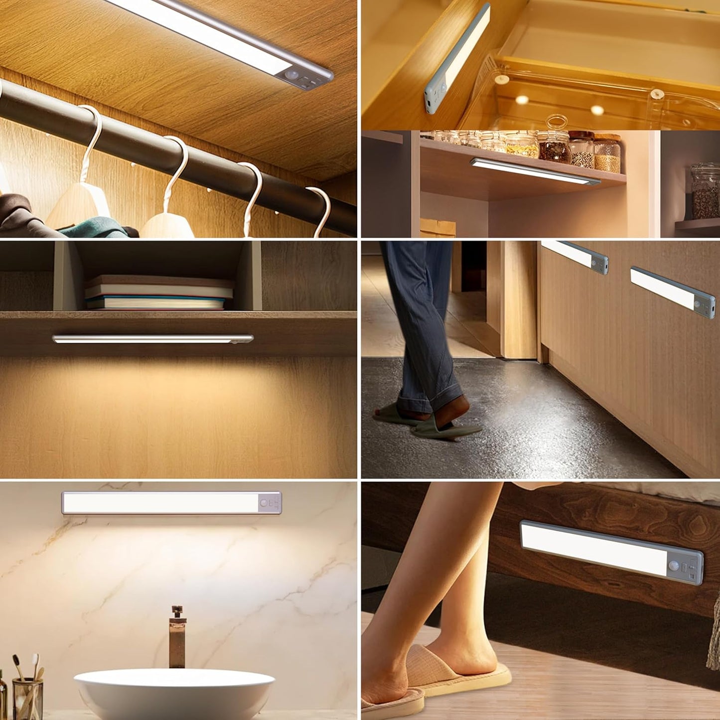LuminReady LED Bar – Warm Ambient Lighting for Cozy Bedrooms and Living Rooms, 2-Pack