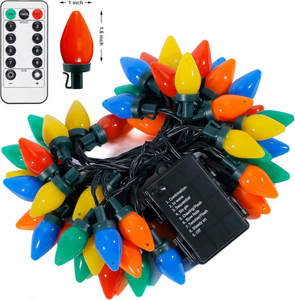 LumioGlow Kids Room Lights - Shatterproof C7 String for Nursery and Playroom Decor