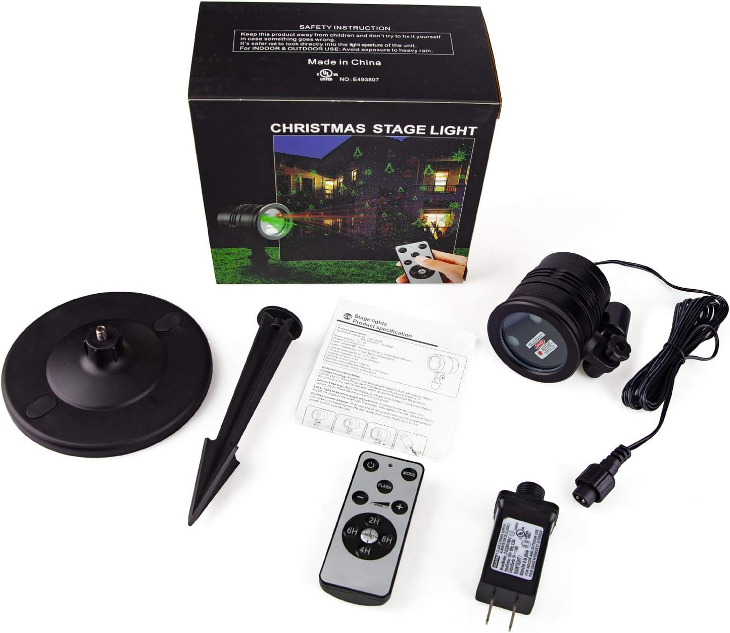 LumiVue AuroraStar Projector Light – Cozy Aesthetic Ambiance for Indoor Holiday Styling, Dusk-to-Dawn Timer