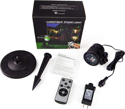 LumiVue AuroraStar Projector Light – Cozy Aesthetic Ambiance for Indoor Holiday Styling, Dusk-to-Dawn Timer