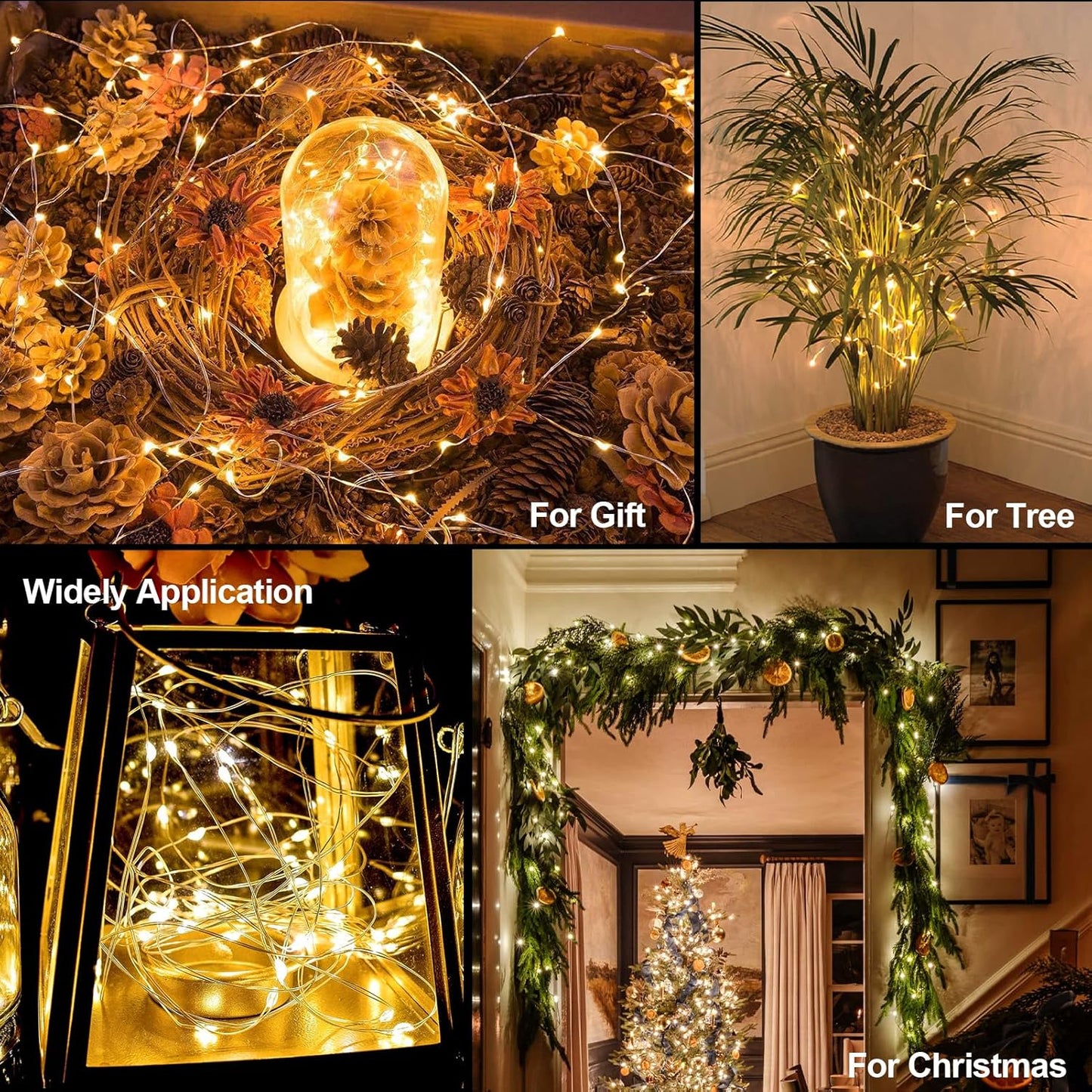 Lumoonity LED Fairy Lights – Flameless Bedroom Nightlight for Safe Sleep, No Fire Risk