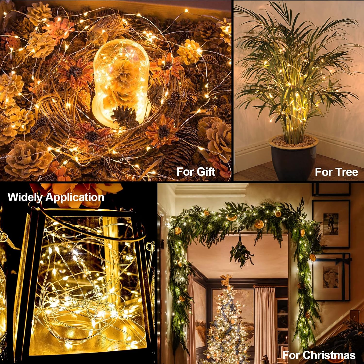 Lumoonity LED Fairy Lights – Flameless Bedroom Nightlight for Safe Sleep, No Fire Risk
