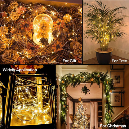 Lumoonity LED Fairy Lights – Flameless Bedroom Nightlight for Safe Sleep, No Fire Risk
