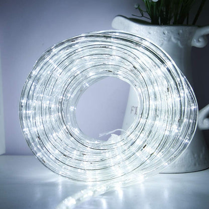 Lumoonosity LED Rope Lights – 33ft Warm White Ambient Lighting for Bedroom Ceilings, Living Room Trim, and Studio Apartments