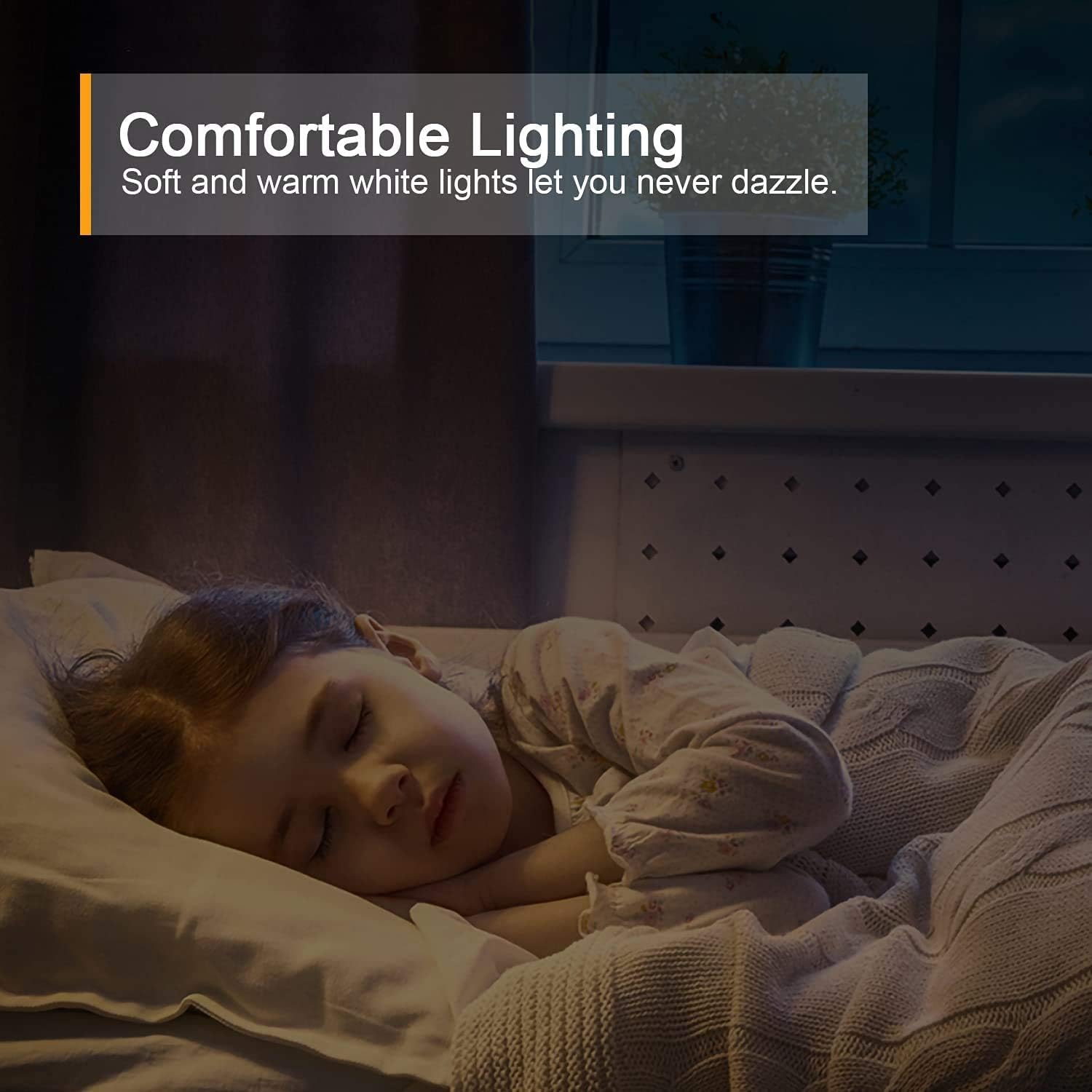 Lyridz Rechargeable Motion Night Light for Stairways and Bathrooms, Flameless LED Path Lighting to Prevent Trip and Fall Injuries at Night