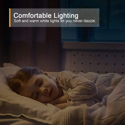 Lyridz Rechargeable Motion Night Light for Stairways and Bathrooms, Flameless LED Path Lighting to Prevent Trip and Fall Injuries at Night