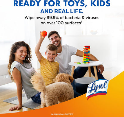 Lysol Disinfecting Wipes Bundle – Thoughtful Housewarming Gift for New Apartment Owners and College Students