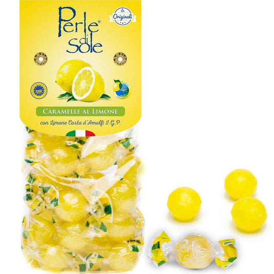 Perle di Sole Amalfi Coast P.G.I. Lemon Drops – Imported Gourmet Candy for the Curated Pantry