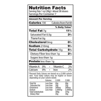 Sensible Portions Garden Veggie Straws – Guilt-Free Pantry Snack for Mindful Eaters, 30% Less Fat