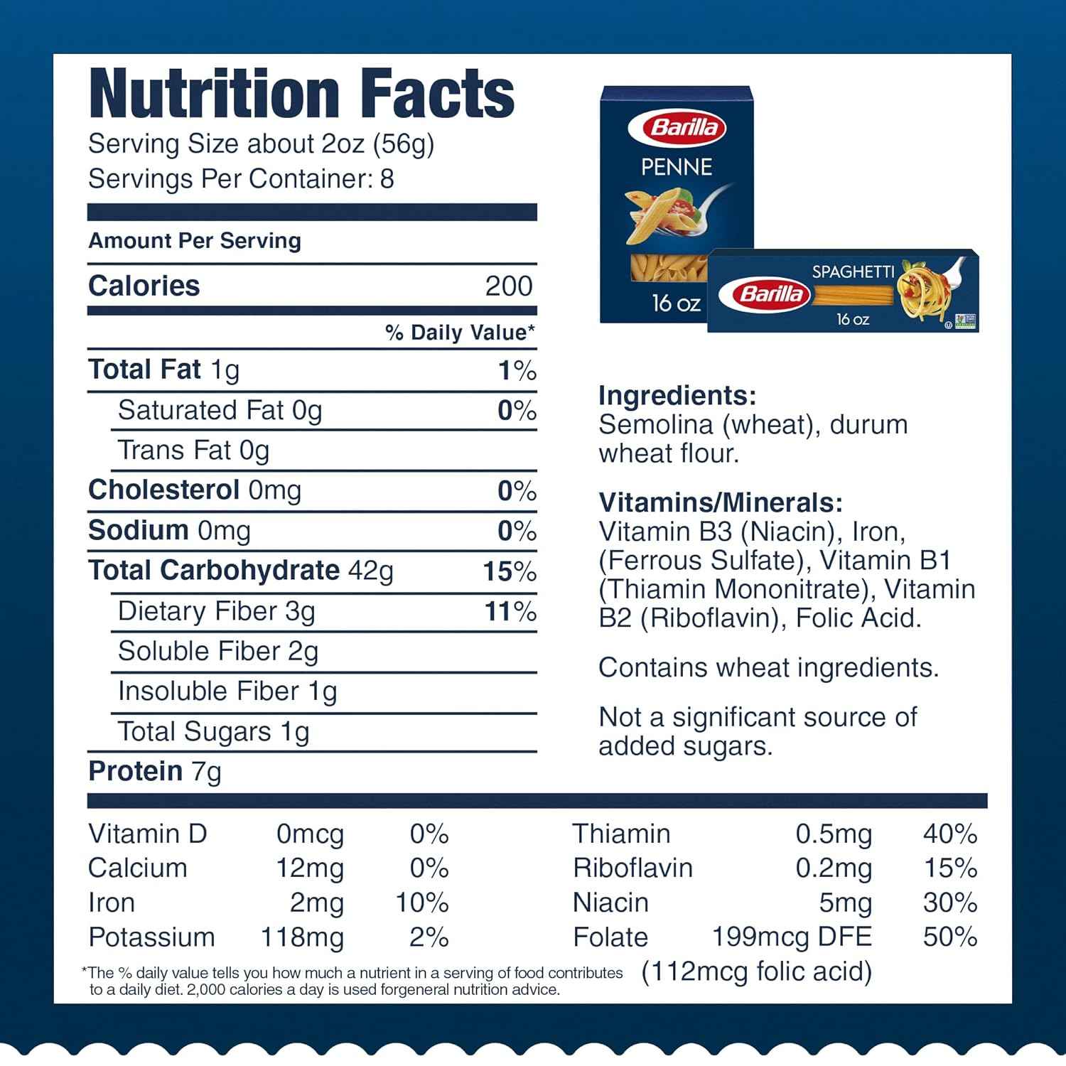 Barilla Penne & Spaghetti Variety Pack (8 Boxes) – Quick 10–12 Minute Pasta for Efficient Weeknight Meal Prep