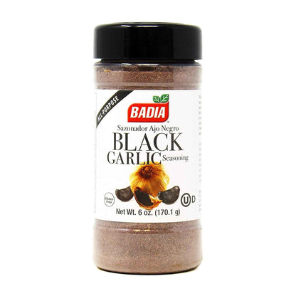 Badia Black Garlic Seasoning, 6 oz – Grilling & BBQ Rub for Steaks, Chicken & Smoked Meats Outdoors