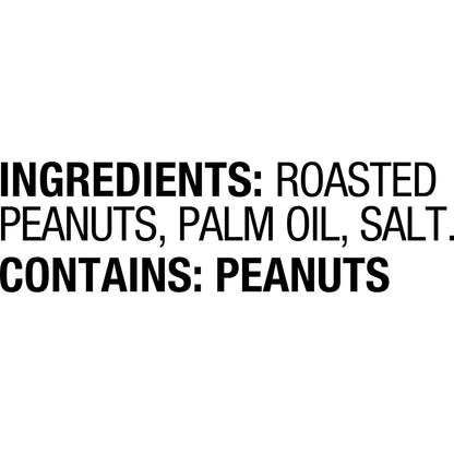 made from just three ingredients: peanuts, palm oil, and salt