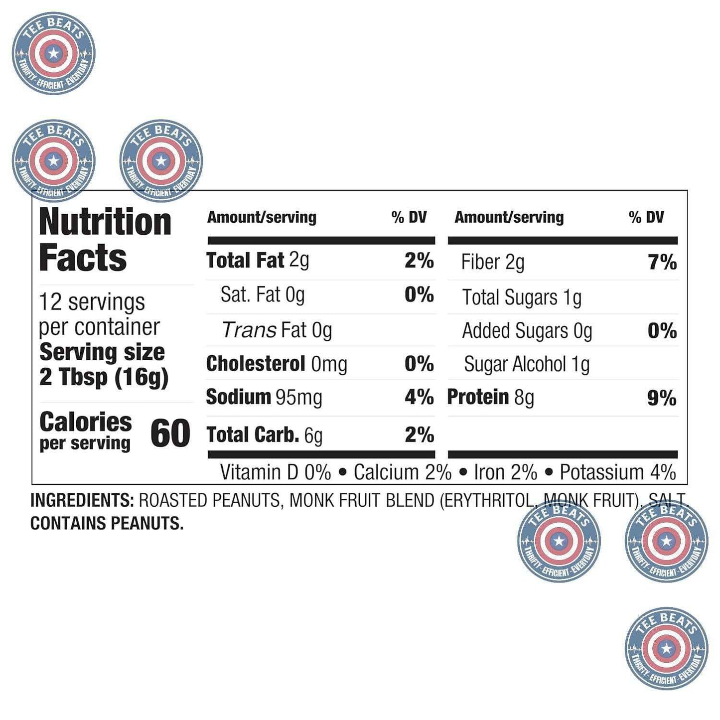 PBfit 7 Ounce No Sugar Added Peanut Butter Powder for Busy Workday Nutrition, 8g Protein Powdered Spread for Office Pantry and Quick Desk Snacks