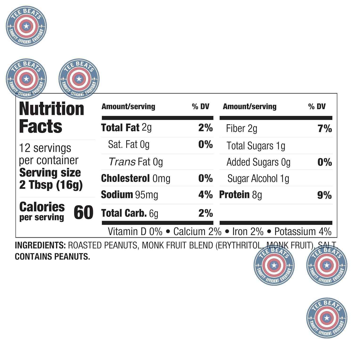 PBfit 7 Ounce No Sugar Added Peanut Butter Powder for Busy Workday Nutrition, 8g Protein Powdered Spread for Office Pantry and Quick Desk Snacks