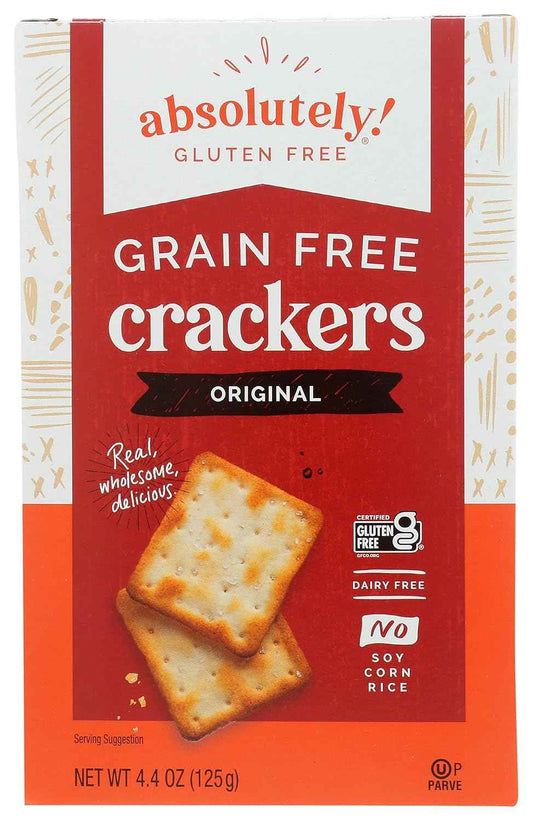 Absolutely Gluten Free Crackers – Simple Three Ingredient Cracker for Clean Pantry, Original 4.4 oz