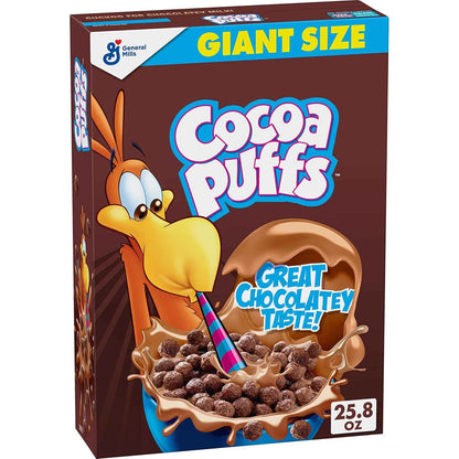 Cocoa Puffs Cereal for Self Care Breakfast Rituals – No High Fructose Corn Syrup Option, 25.8 oz Giant