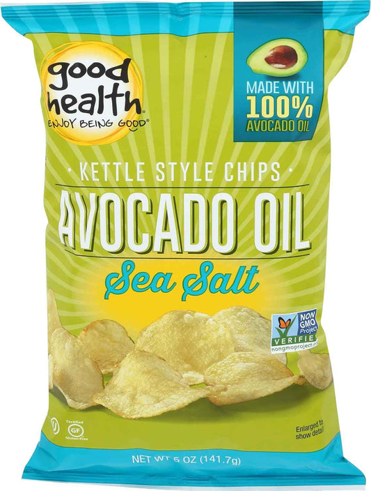 Good Health Kettle Style Avocado Oil Chips – Office Desk Snack for Focused Workdays and Break Rooms