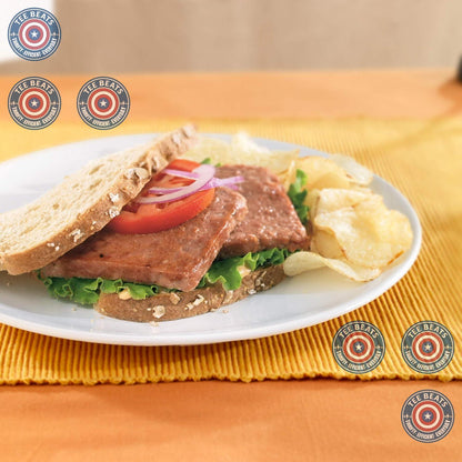 made with beef meat and savory seasonings for traditional corned beef flavor
