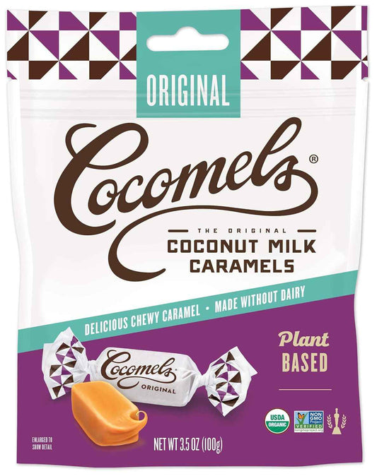 Cocomels Original Coconut Caramels – Plant-Based Dessert for a Guilt-Free Nighttime Wind-Down, 3.5 oz Pouch