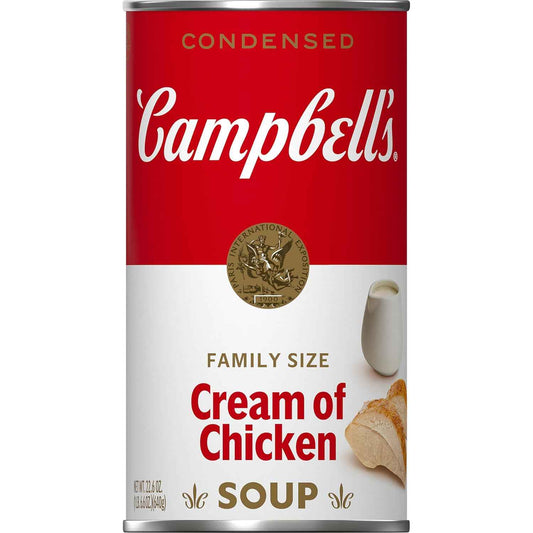 Campbell's Cream of Mushroom Soup – Practical Pantry Gift for College Students and First-Time Renters