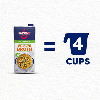 Swanson Natural Goodness Lower Sodium Chicken Broth – Simple, Clean-Label Broth for the Intentional Kitchen