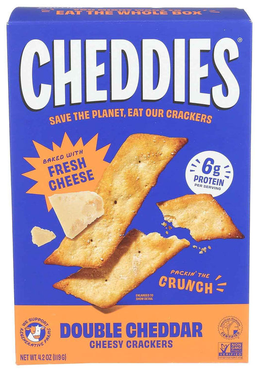 Cheddies Double Cheddar Cracker 4.2 oz – Kids Snack Drawer Staple