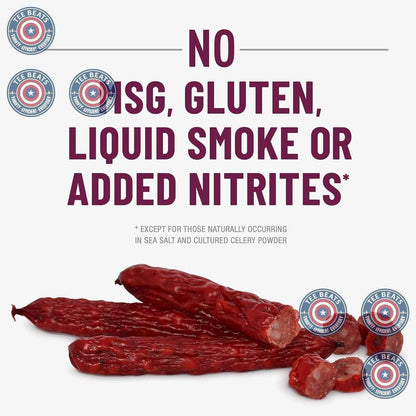 Duke's Smoked Andouille Sausage Shorties – Unique Gourmet Snack Gift for Outdoor Enthusiasts, Gluten-Free Cajun, 5 oz
