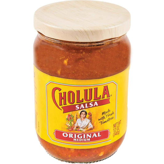 Cholula Original Salsa Medium 12 oz Jar – Versatile Condiment for Weeknight Meals and Casual Entertaining