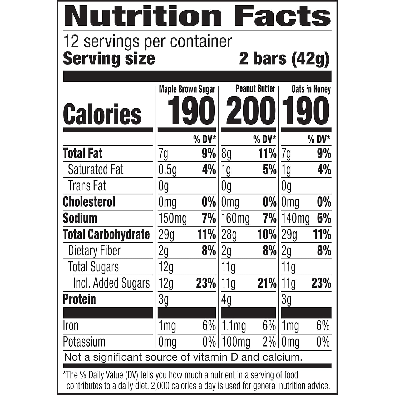 made with hearty whole grain oats as the primary ingredient