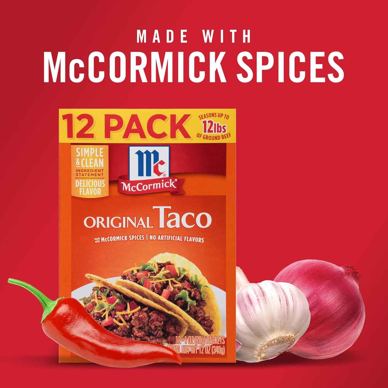 McCormick Taco Seasoning Mix – 15-Minute Weeknight Dinner Solution for Busy Home Cooks