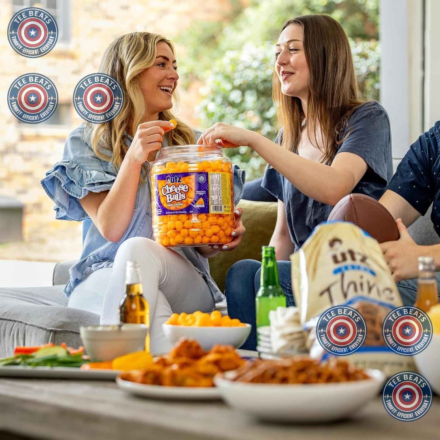 Utz Cheese Balls 36.5 oz Barrel – Guilt-Free Mindful Snacking for Home Cravings, Baked Not Fried Cheddar