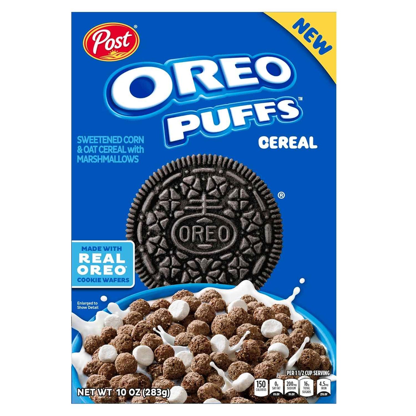 Post Oreo Puff Cereal – Nostalgic Stocking Stuffer and Birthday Gift for OREO Lovers, 10 oz Box