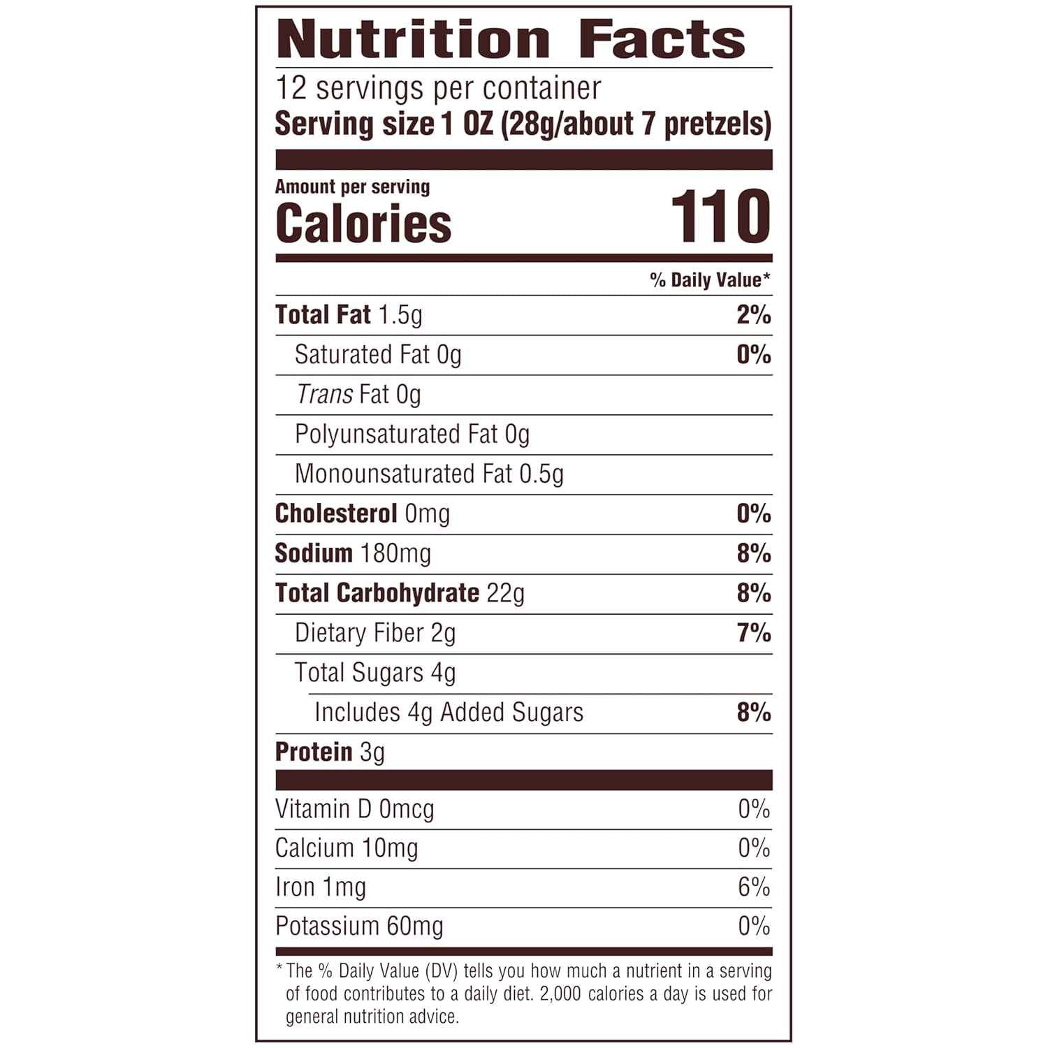 Snyder's of Hanover Honey Wheat Braided Pretzel Twists – Guilt-Free Pantry Snack with 2g Fat, 12 oz Bag
