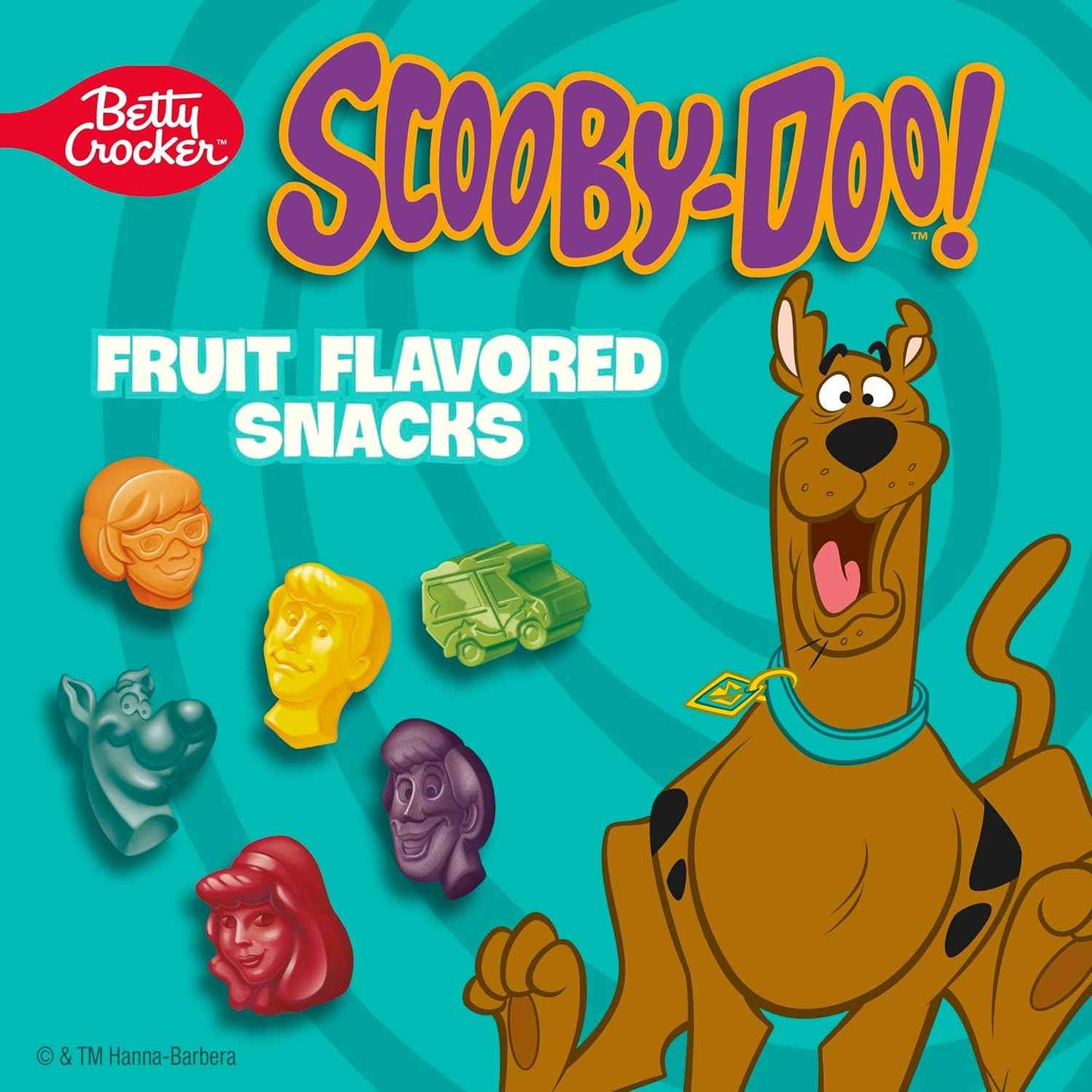 Scooby-Doo Fruit Flavored Snacks Gluten Free 22 Pouch Better For You Kids Snack with Vitamin C