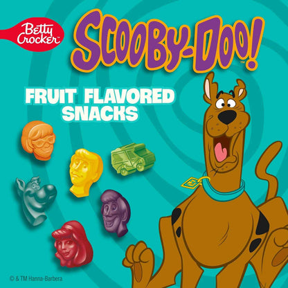 Scooby-Doo Fruit Flavored Snacks Gluten Free 22 Pouch Better For You Kids Snack with Vitamin C